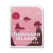 Thousand Island National Park of Canada Waterproof Vinyl Sticker, Canada Parks