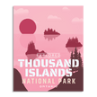 Thousand Islands National Park 'Explored' Poster, Canada Parks
