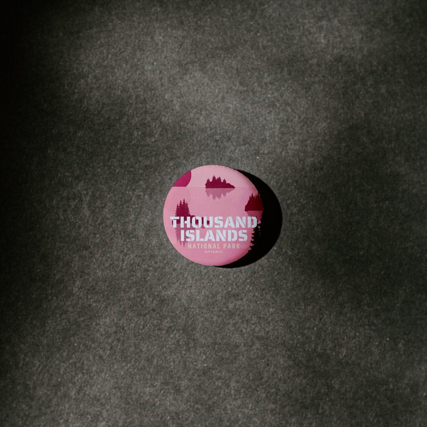 Thousand Islands National Park of Canada Pinback Button, Canada Parks