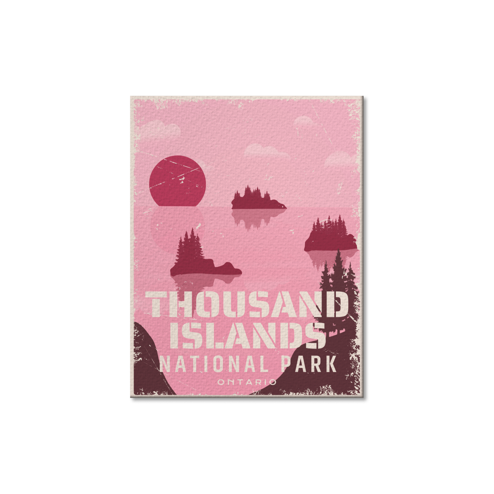 Thousand Islands National Park of Canada Postcard, Canada Parks