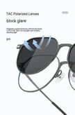 Three-in-One Polarized Sunglasses with Magnetic Suction