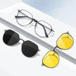 Three-in-One Polarized Sunglasses with Magnetic Suction