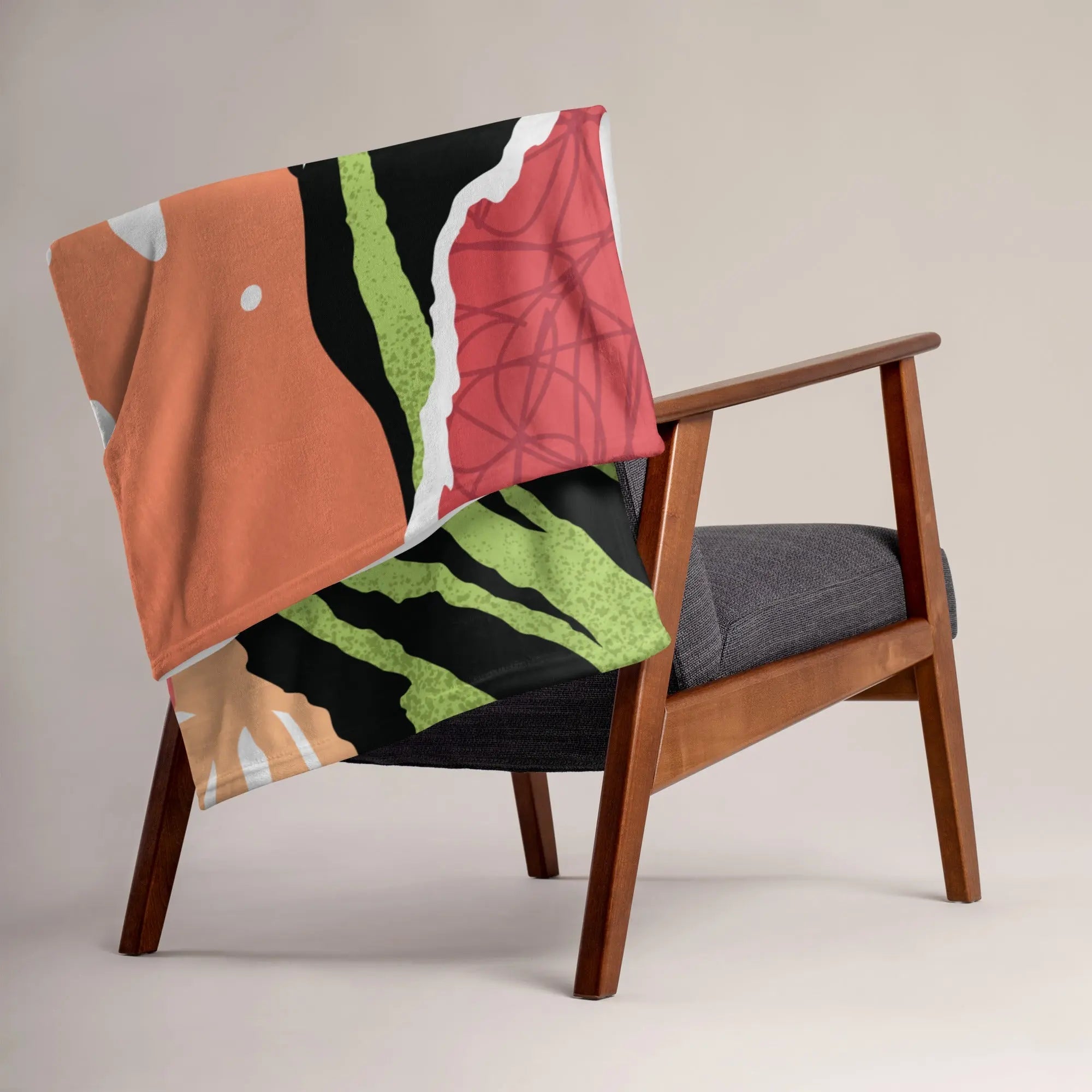 Throw Blanket - Pop Art Green