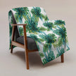 Throw Blanket - Green Floral