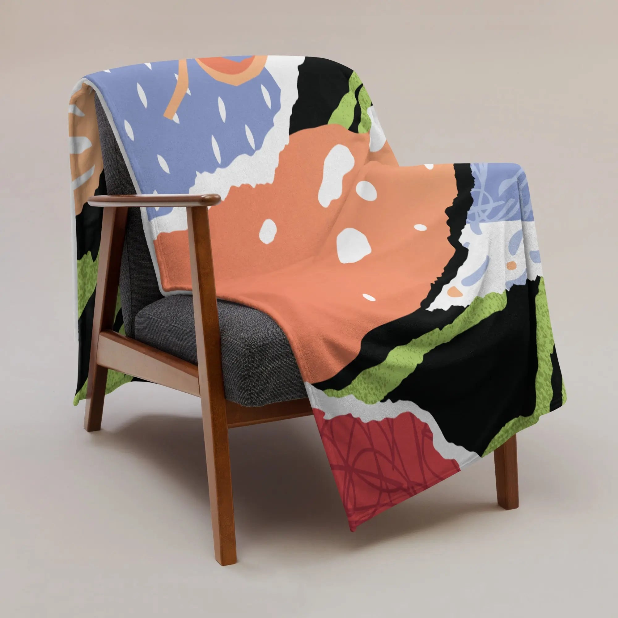 Throw Blanket - Pop Art Green