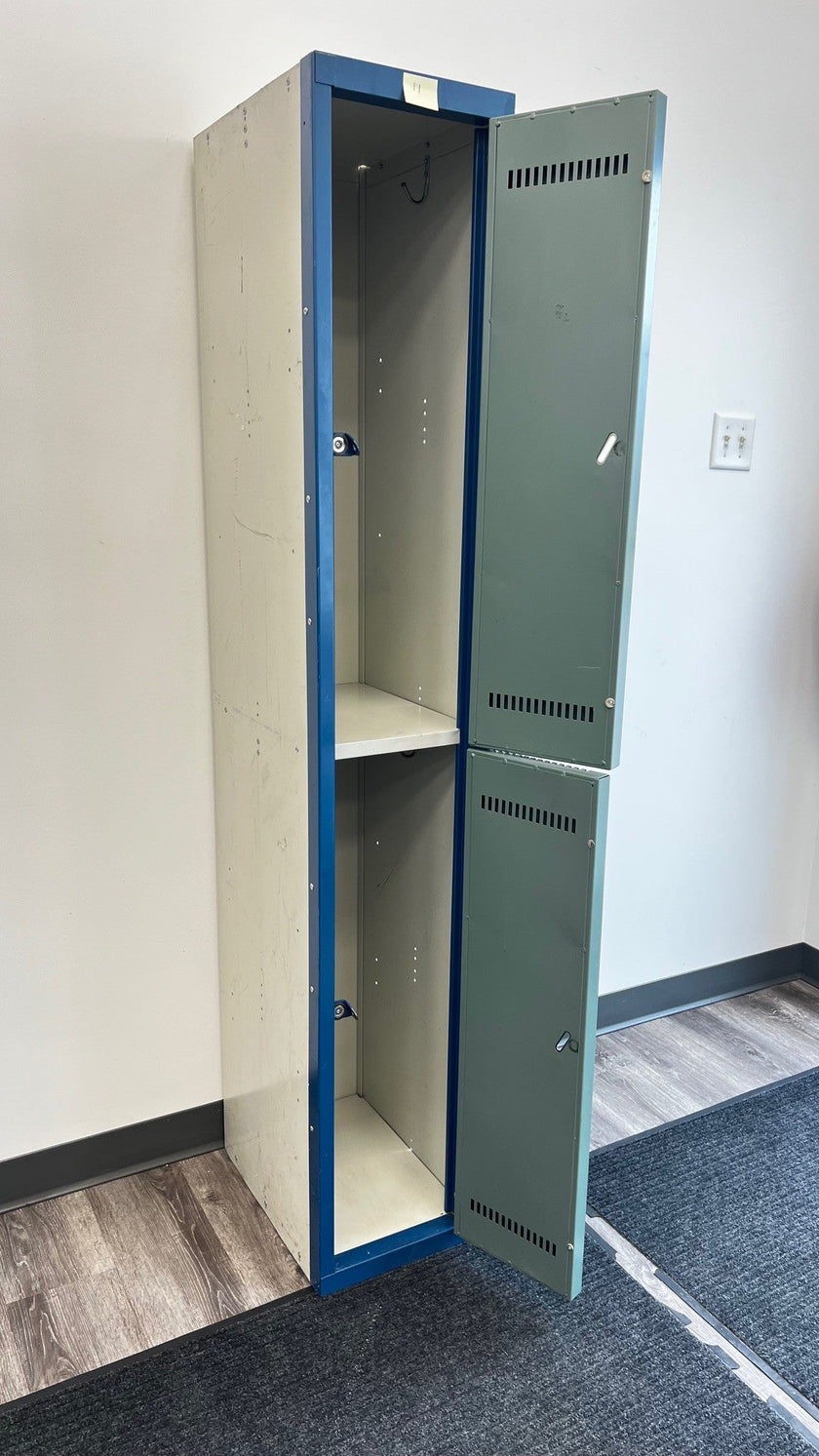 Metal Locker 2-Tier Single Bank