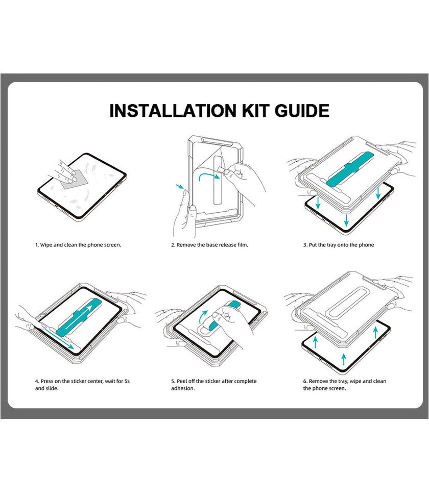 IPad Screen Protector (installation kit included)