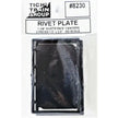 Tichy Train Group #8230 HO Rivet Plate Unpainted 1-1/2 x 2-1/2
