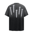 Tie-dye Gradient Dirty Short Sleeve