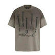 Tie-dye Gradient Dirty Short Sleeve