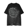 Tie-dye Gradient Short-sleeved T-shirt Idle Style