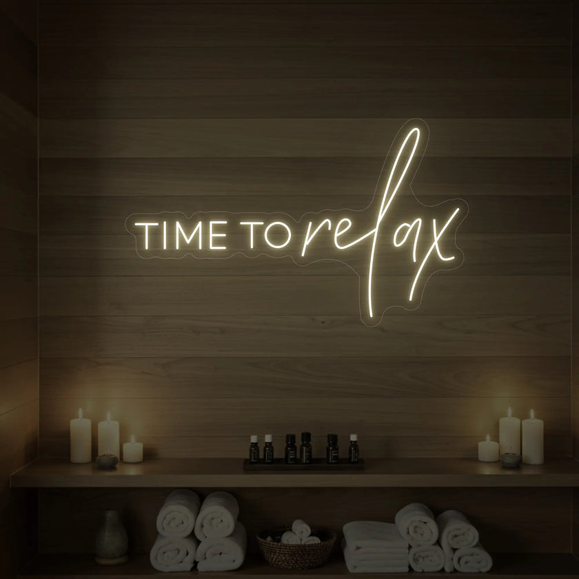 Time to Relax V1 Neon Sign