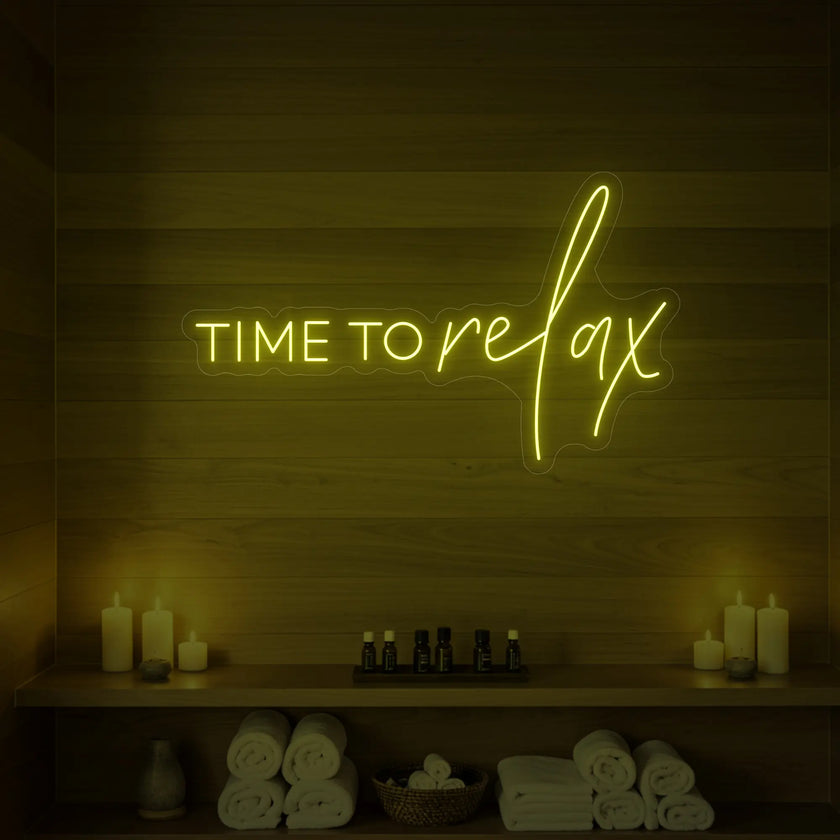 Time to Relax V1 Neon Sign