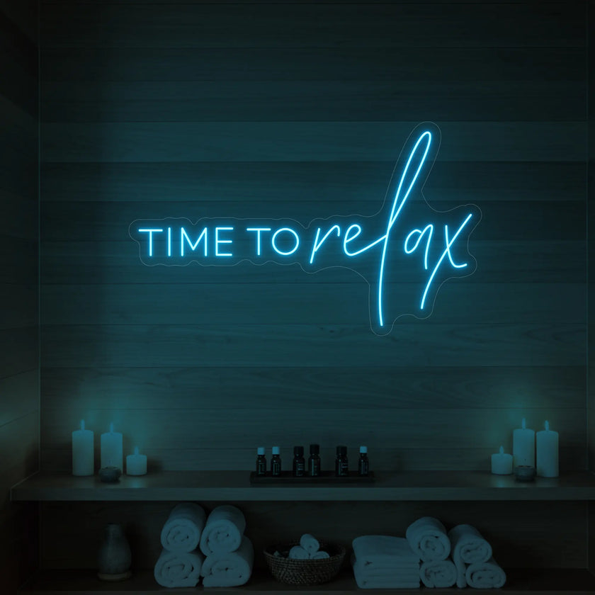 Time to Relax V1 Neon Sign