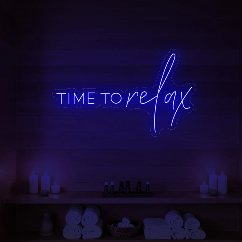 Time to Relax V1 Neon Sign