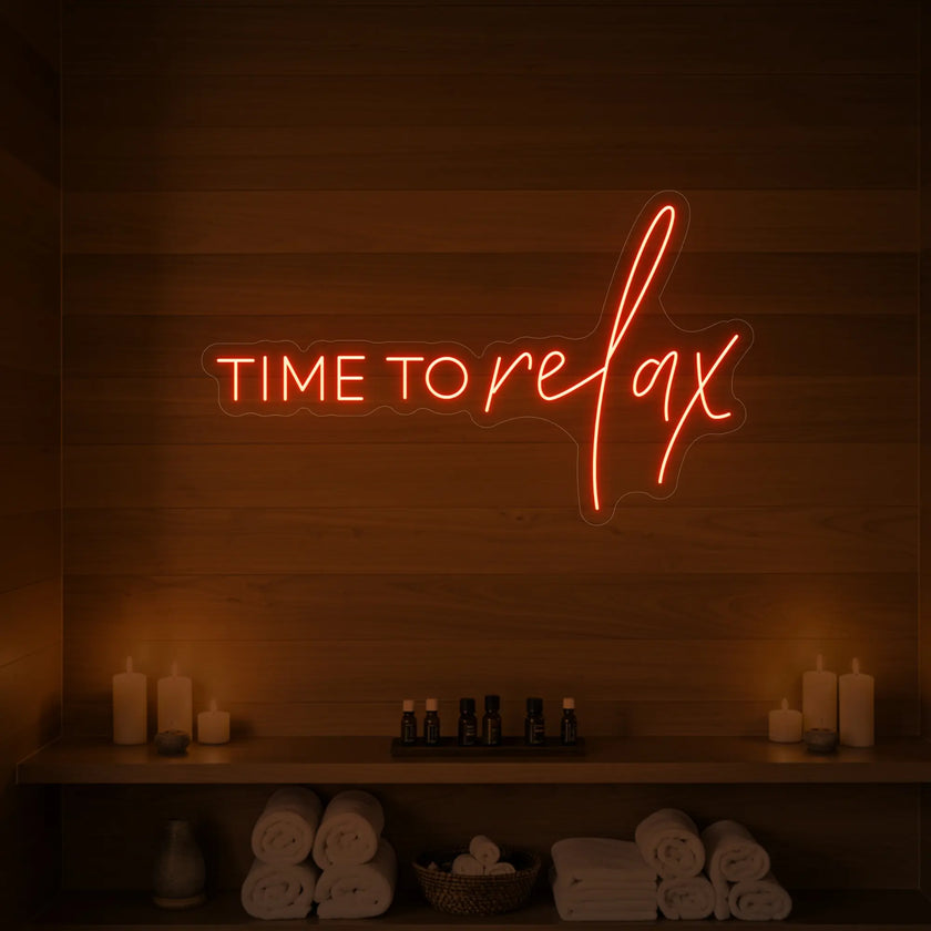 Time to Relax V1 Neon Sign