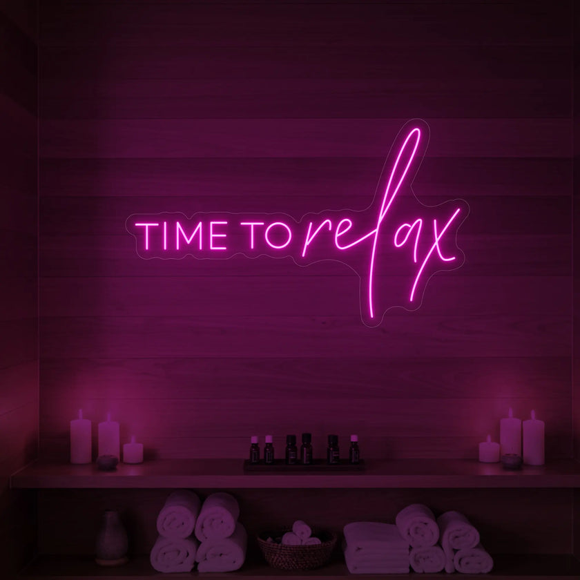 Time to Relax V1 Neon Sign