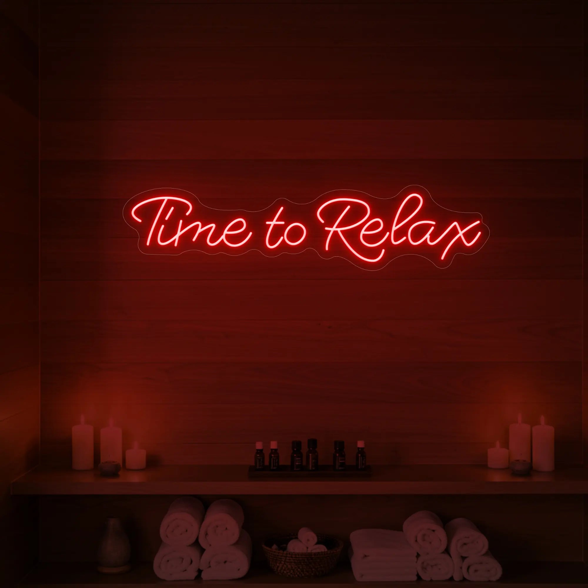 Time to Relax V2 Neon Sign