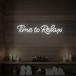 Time to Relax V2 Neon Sign