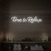 Time to Relax V2 Neon Sign