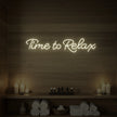 Time to Relax V2 Neon Sign