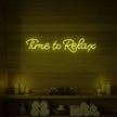 Time to Relax V2 Neon Sign