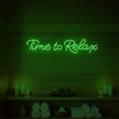 Time to Relax V2 Neon Sign