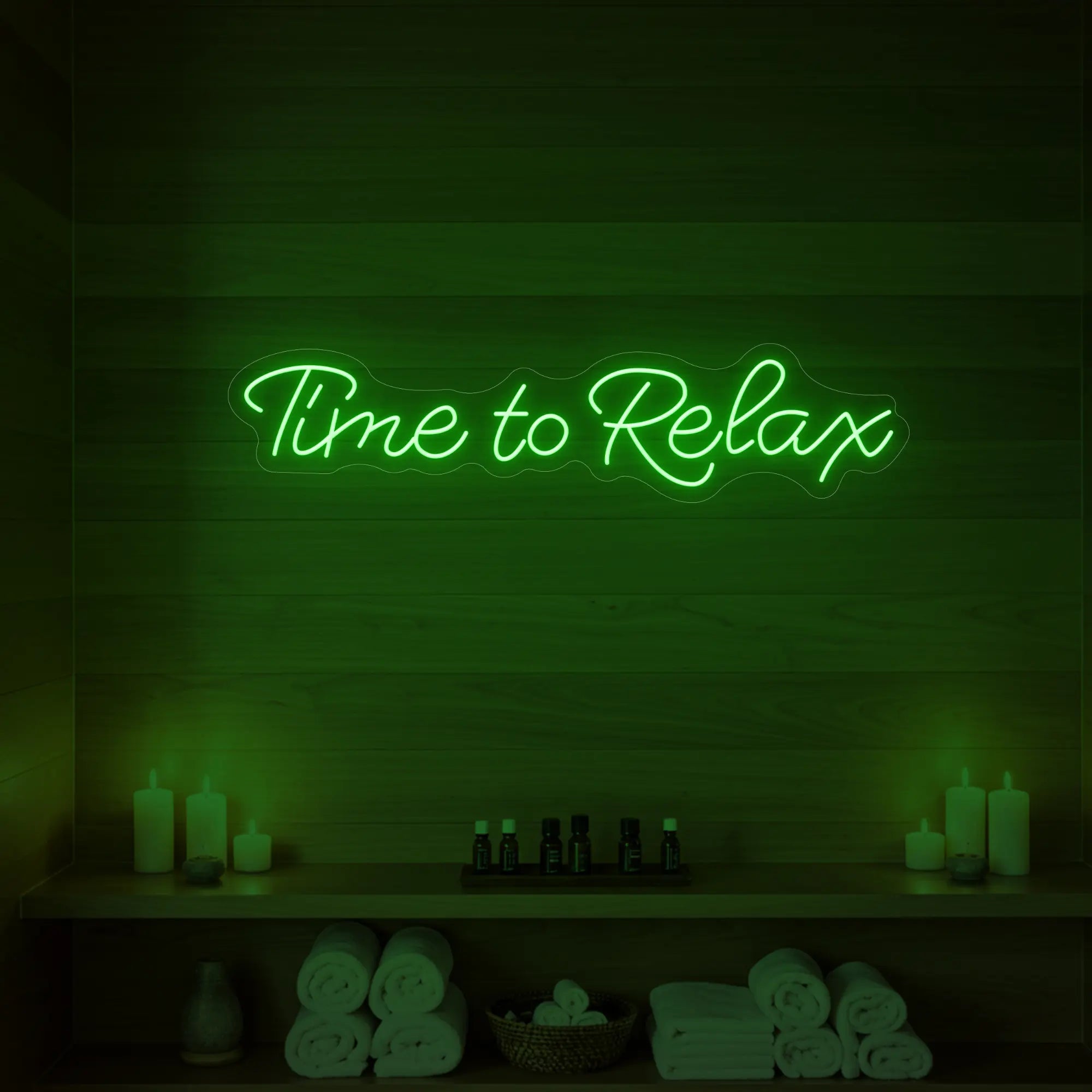 Time to Relax V2 Neon Sign