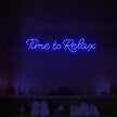 Time to Relax V2 Neon Sign