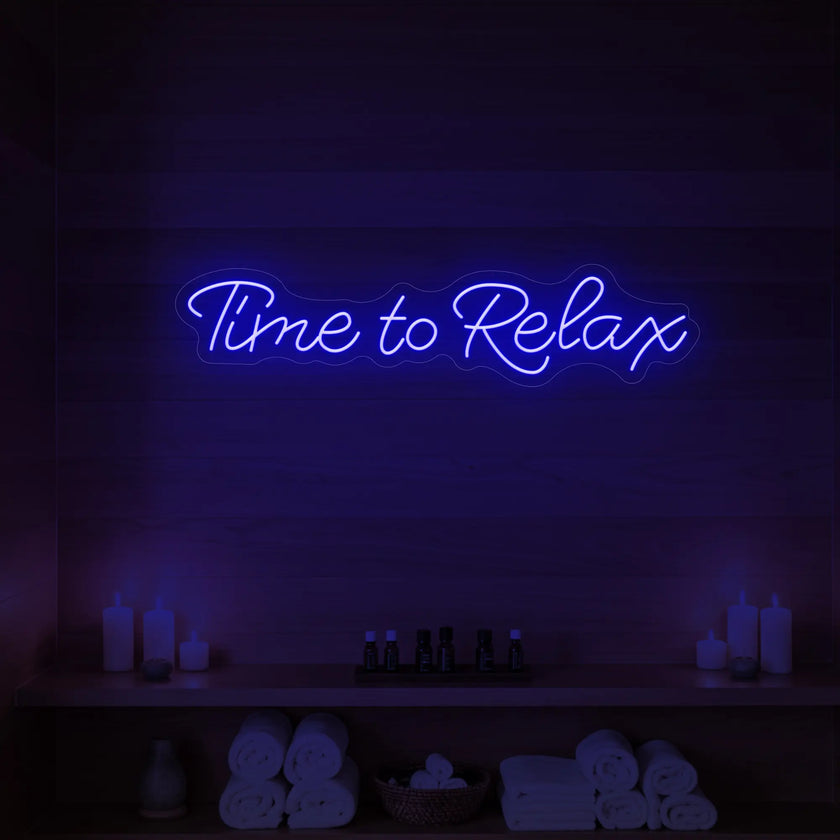 Time to Relax V2 Neon Sign