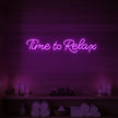 Time to Relax V2 Neon Sign