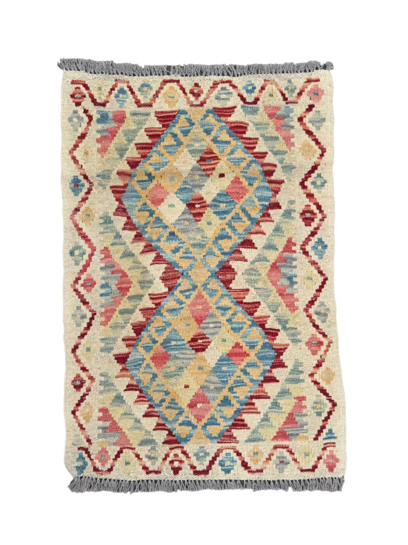 Tiny Afghan Kilim | 2' 1