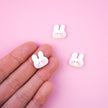 Tiny Bunny Pin | Adorable White Rabbit Brooch