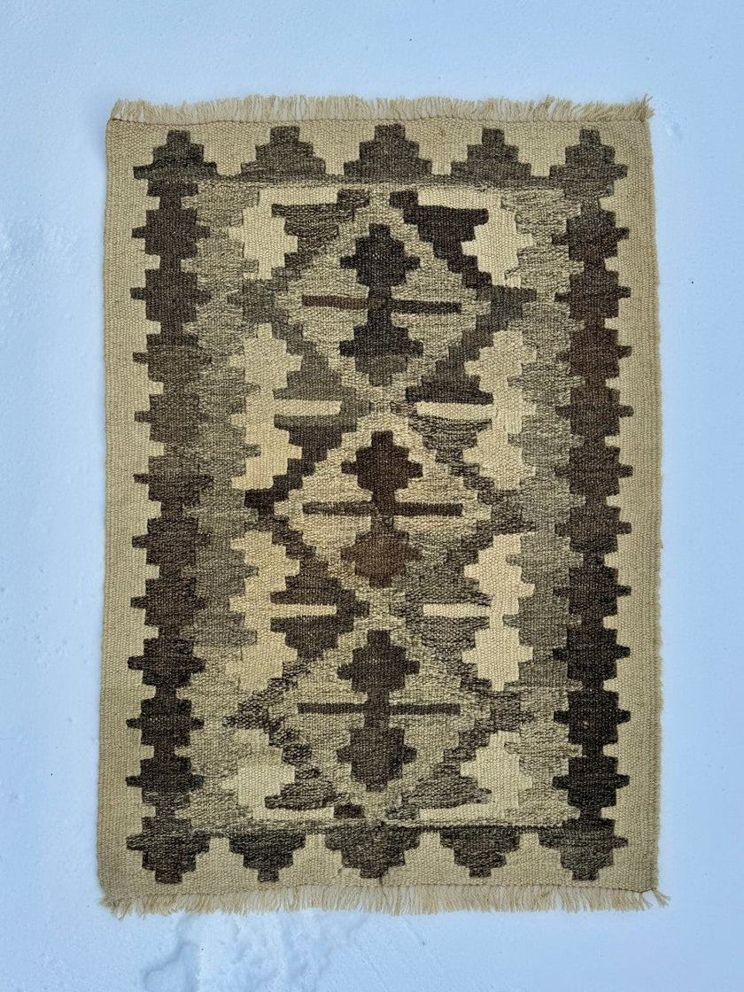 ON HOLD | Tiny Persian Qashqai Kilim | 2' 1