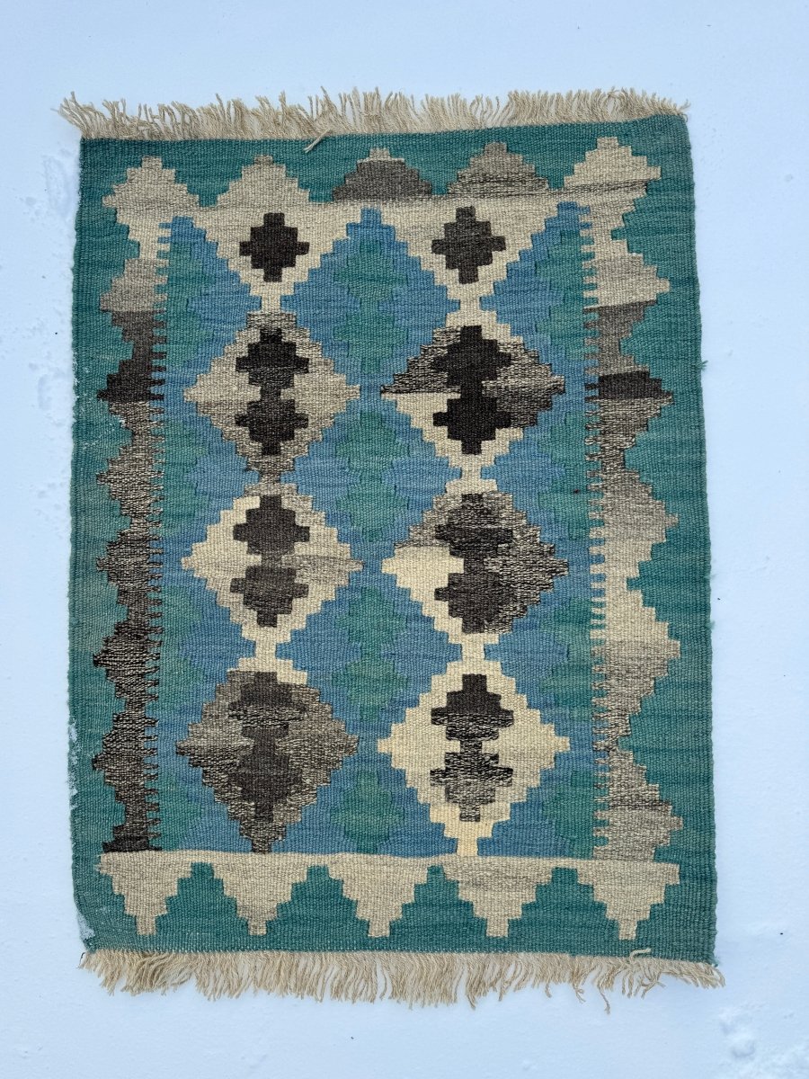 Tiny Persian Qashqai Kilim | 2' 1