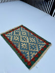 Tiny Persian Qashqai Kilim | 2' x 2' 11