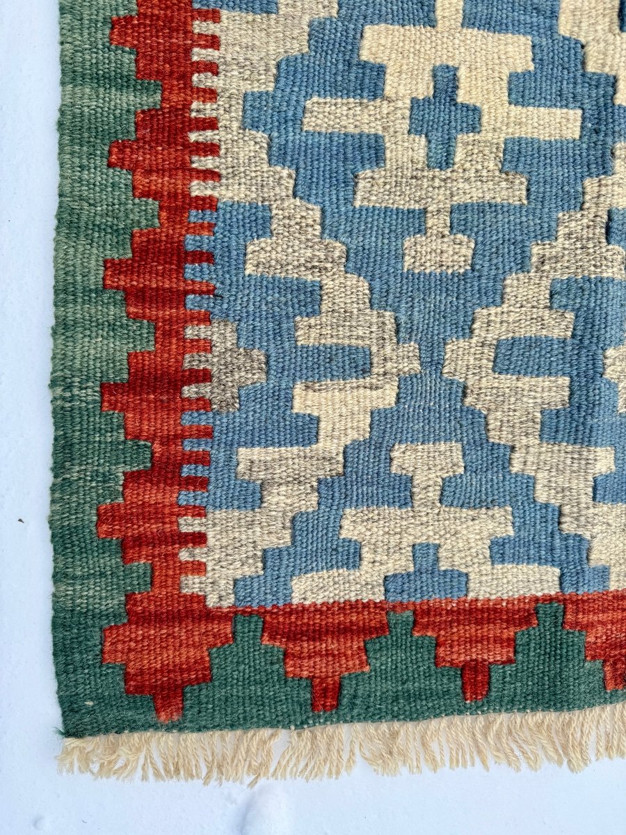 Tiny Persian Qashqai Kilim | 2' x 2' 11