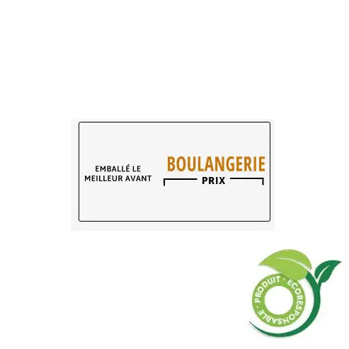 Étiquettes Garvey pour étiqueteuse série 37-1212 (8 000), recyclable