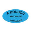 Étiquettes ovales, blanc, 1