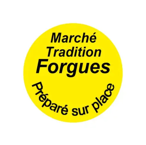 Étiquettes rondes, 1 ½