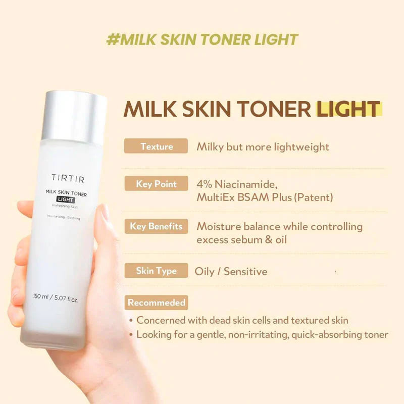 TIRTIR Milk Skin Toner Light 150mlTIRTIR Milk Skin Toner Light 150ml