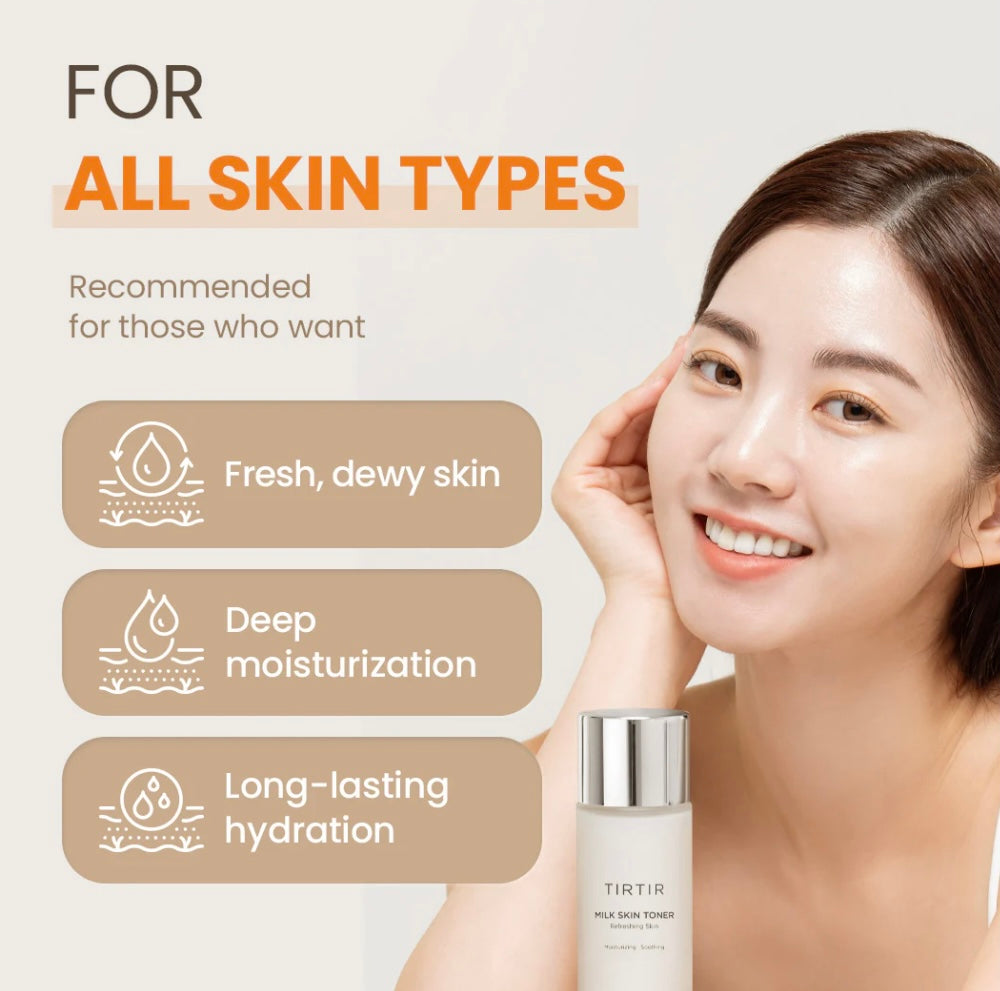 TIRTIR Milk Skin Toner (150ml)