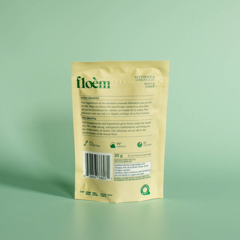 Tisane en vrac - Betterave & coquelicot