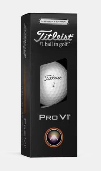 Balles de golf Titleist Pro V1 2025 Aim Performance Alignment