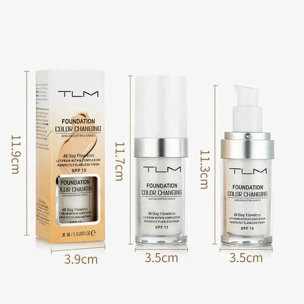 TLM Colour Changing Foundation SPF 50 Liquid Makeup