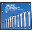 Wrench Set, Combination, 11 Pieces, Imperial