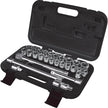 SAE/Metric Socket Set, 29 Pcs, 1/2