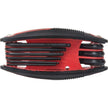 Ball End Fold-Up Hex Key Set, 9 Pcs., Imperial
