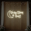 To The Moon & Back V2 Neon Sign