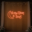 To The Moon & Back V2 Neon Sign